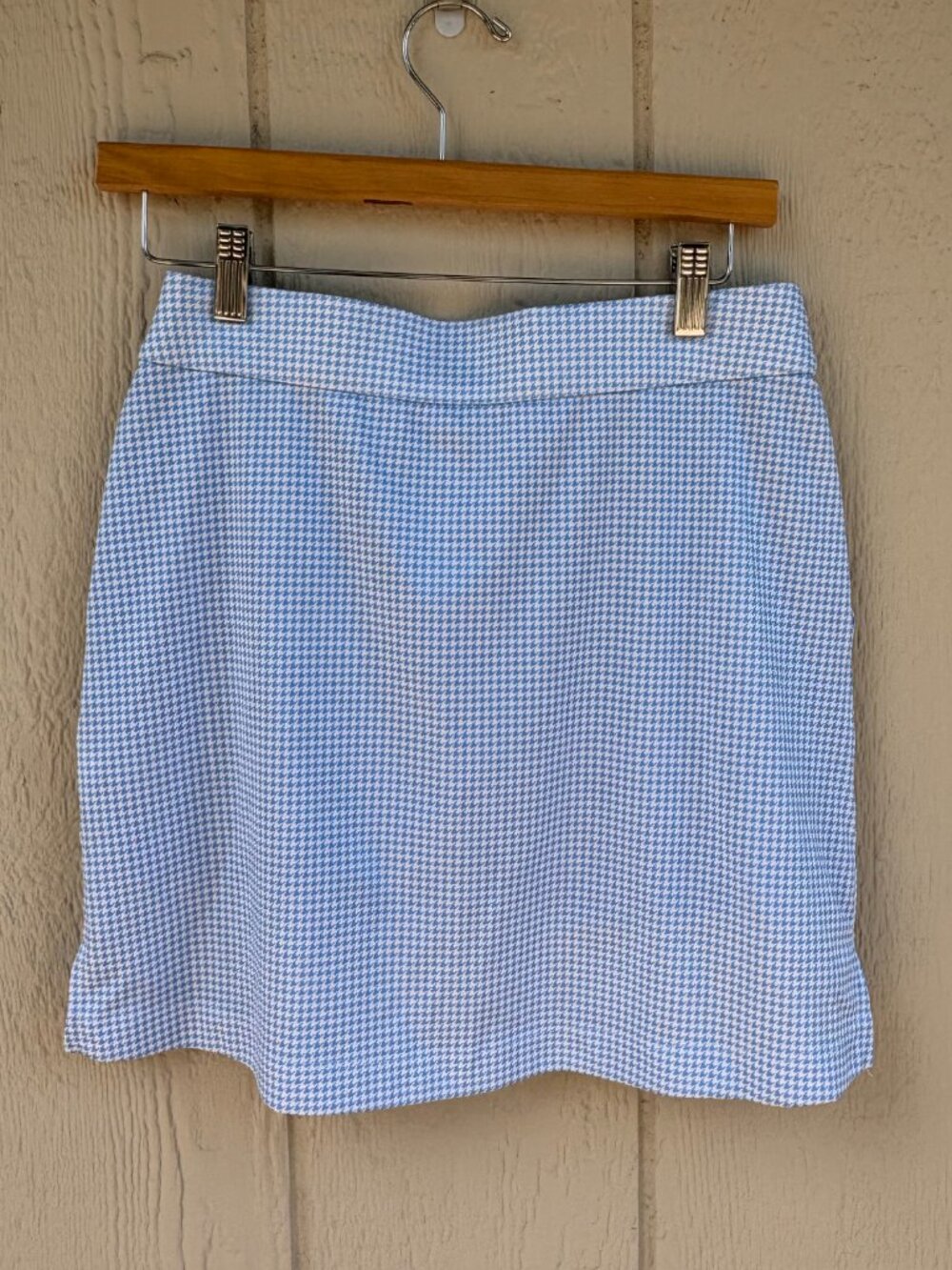 FootJoy Golf Houndstooth Skort Women's Small Blue White Sporty Preppy Summer - Picture 6 of 11